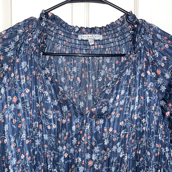 Current Air Los Angeles size XS long sleeve floral print top - Picture 3 of 5